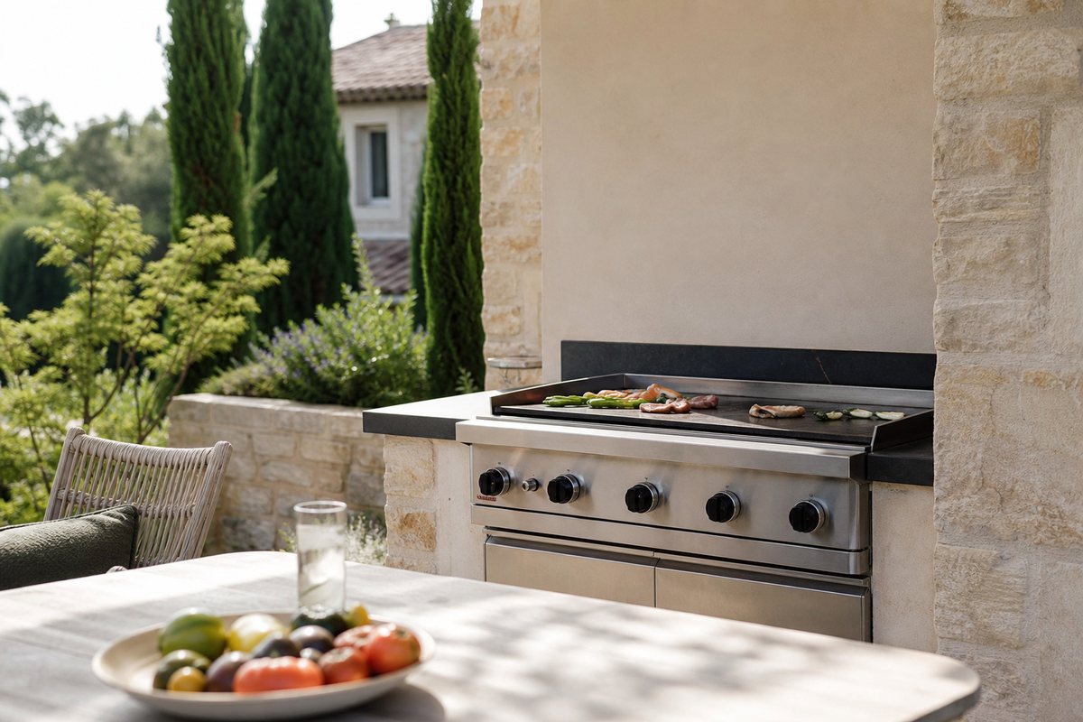 Réalisation de cuisine extérieure PlanchaLux
