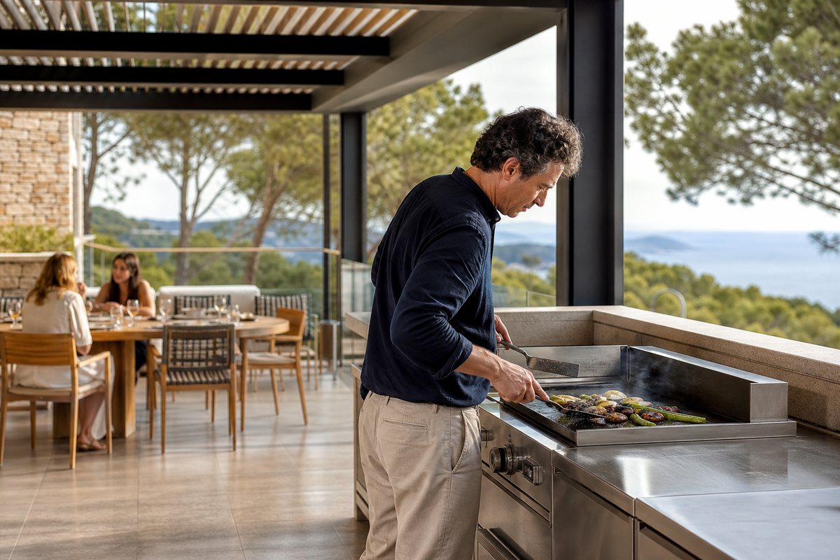 Réalisation de cuisine extérieure PlanchaLux